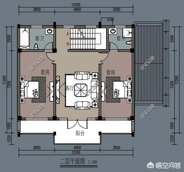 在12x28米的宅子中怎样设计出一个中式的院子？
