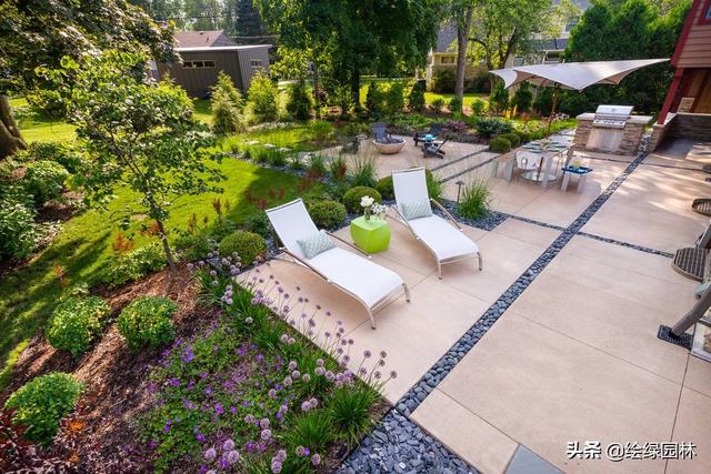 两种别墅庭院花园景观设计，你会选哪种方案？